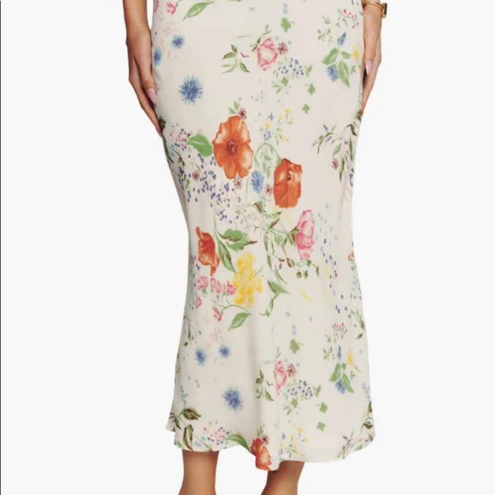 Reformation Floral Skirt